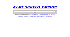 Desktop Screenshot of fontsearchengine.com